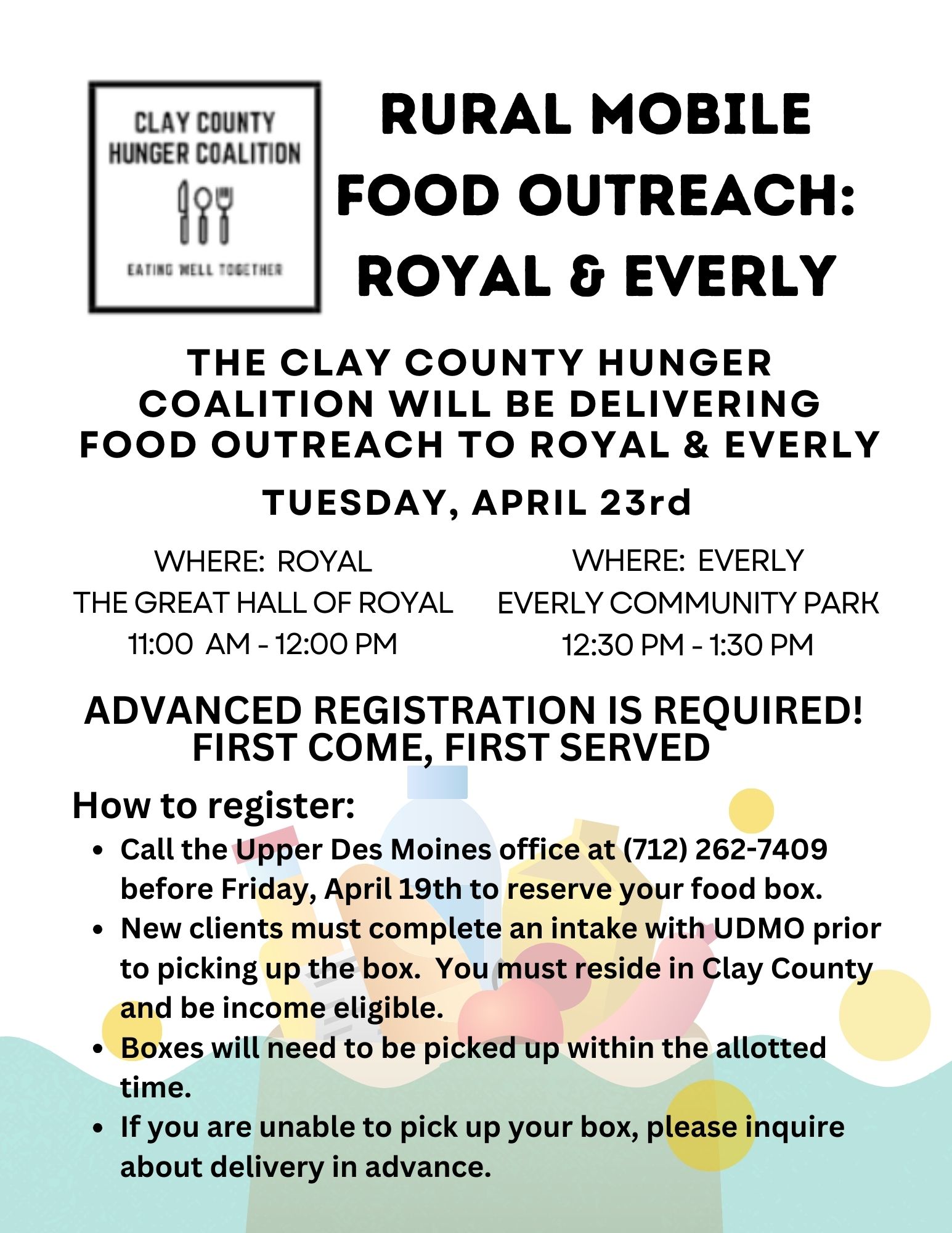 Rural Mobile Food Outreach: Royal and Everly